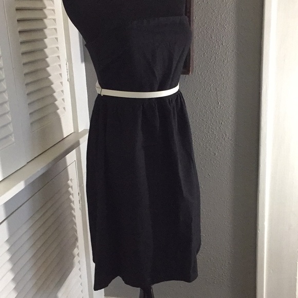 Toska Vintage strapless black dress - Picture 4 of 7